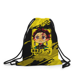 Рюкзак-мешок 3D с принтом Танджиро Камадо Kimetsu no Yaiba в городе Новоалтайск, 100% полиэстер | плотность ткани — 200 г/м2, размер — 35 х 45 см; лямки — толстые шнурки, застежка на шнуровке, без карманов и подкладки | demon slayer | kamado | kimetsu no yaiba | nezuko | tanjiro | аниме | гию томиока | зеницу агацума | иноске хашибира | камадо | клинок | корзинная девочка | манга | музан кибуцуджи | незуко | рассекающий демонов | танджиро