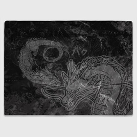 Плед 3D с принтом Haku Dragon в городе Новоалтайск, 100% полиэстер | закругленные углы, все края обработаны. Ткань не мнется и не растягивается | haku dragon | аниме.anime | герой | дракон | животные | зверь | мультик | мультфильм | персонаж | унесенные призраками | хаку