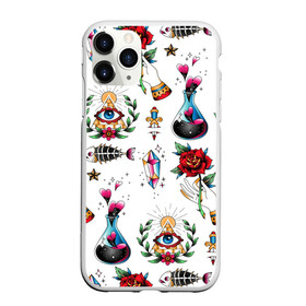 Чехол для iPhone 11 Pro матовый с принтом Old school tattoo в городе Новоалтайск, Силикон |  | old school | old school tattoo | tattoo | алмаз | бриллиант | глаза | закат | звезды | кинжал | кисть | любовь | нож | пирамиды | роза | романтика | рука | рыба | сердце | скелет | солнце | старая школа | татуировка | цветы