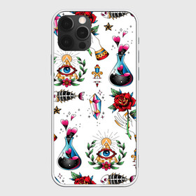 Чехол для iPhone 12 Pro Max с принтом Old school tattoo в городе Новоалтайск, Силикон |  | old school | old school tattoo | tattoo | алмаз | бриллиант | глаза | закат | звезды | кинжал | кисть | любовь | нож | пирамиды | роза | романтика | рука | рыба | сердце | скелет | солнце | старая школа | татуировка | цветы
