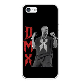 Чехол для iPhone 5/5S матовый с принтом DMX | Earl Simmons в городе Новоалтайск, Силикон | Область печати: задняя сторона чехла, без боковых панелей | Тематика изображения на принте: 1970 | 2021 | 50 | cent | coast | cube | dmx | earl | east | gangsta | hardcore | hip | hop | ice | in | legend | music | pace | rap | requiescat | rip | simmons | гангстер | легенда | музыка | рип | рэп | рэпер | симмонс | хип | хоп | эрл