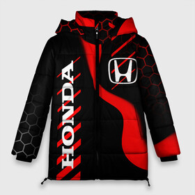 Женская зимняя куртка Oversize с принтом HONDA / ХОНДА / СПОРТ в городе Новоалтайск, верх — 100% полиэстер; подкладка — 100% полиэстер; утеплитель — 100% полиэстер | длина ниже бедра, силуэт Оверсайз. Есть воротник-стойка, отстегивающийся капюшон и ветрозащитная планка. 

Боковые карманы с листочкой на кнопках и внутренний карман на молнии | accord | car | civic | honda | sportcar | авто | автомобиль | аккорд | спорткар | тачка | хонда | цивик.
