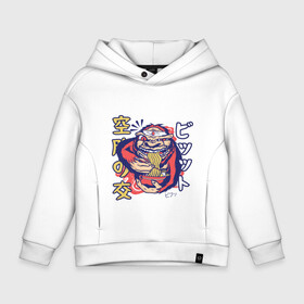 Детское худи Oversize хлопок с принтом Bigfoot Ramen Eater в городе Новоалтайск, френч-терри — 70% хлопок, 30% полиэстер. Мягкий теплый начес внутри —100% хлопок | боковые карманы, эластичные манжеты и нижняя кромка, капюшон на магнитной кнопке | anime | art | bowl | hell | japan | kanji | manga | ramen | soup | yeti | аниме про еду | аниме про рамен | анимешник | арт | бигфут | боул | иероглифы | йероглифы | кандзи | лапша | манга | миска | монстр | прикол | самурай