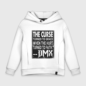 Детское худи Oversize хлопок с принтом DMX - The Curse в городе Новоалтайск, френч-терри — 70% хлопок, 30% полиэстер. Мягкий теплый начес внутри —100% хлопок | боковые карманы, эластичные манжеты и нижняя кромка, капюшон на магнитной кнопке | dmx | dog | earl simmons | hip hop | music | new york | rap | rapper | rip | ruff ryders | диэмикс | музыка | нью йорк | пёс | рэп | рэпер | хипхоп | эрл симмонс
