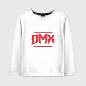 Детский лонгслив хлопок с принтом DMX RIP в городе Новоалтайск, 100% хлопок | круглый вырез горловины, полуприлегающий силуэт, длина до линии бедер | Тематика изображения на принте: dmx | dog | earl simmons | hip hop | music | new york | rap | rapper | rip | ruff ryders | диэмикс | музыка | нью йорк | пёс | рэп | рэпер | хипхоп | эрл симмонс