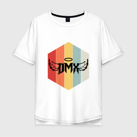 Мужская футболка хлопок Oversize с принтом DMX Wings в городе Новоалтайск, 100% хлопок | свободный крой, круглый ворот, “спинка” длиннее передней части | dmx | dog | earl simmons | hip hop | music | new york | rap | rapper | rip | ruff ryders | диэмикс | музыка | нью йорк | пёс | рэп | рэпер | хипхоп | эрл симмонс