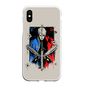 Чехол для iPhone XS Max матовый с принтом Братья Спарды в городе Новоалтайск, Силикон | Область печати: задняя сторона чехла, без боковых панелей | cray | davil | devile | dmc | game | games | may cry | mey crai | данте | дмц | дьявол может плакать | дьявол тоже плачет | дэвил мэй край | игра | игры | неро | спарда