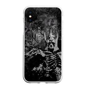 Чехол для iPhone XS Max матовый с принтом Wild Hunt в городе Новоалтайск, Силикон | Область печати: задняя сторона чехла, без боковых панелей | wild hunt | witcher 3 | ведьмак 3 | вичер | герой | дикая охота | игра | монстр | персонаж | скелет | череп