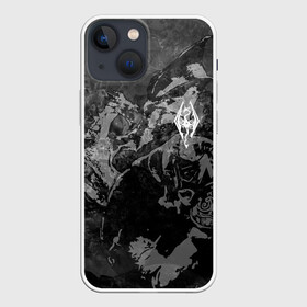 Чехол для iPhone 13 mini с принтом Battle with the dragon   TES в городе Новоалтайск,  |  | dragon | tes skyrim | the elder scrolls | викинг | войн | довакин | дракон | зе елдер скроллс | игра | персонаж | рыцарь | скайрим | средневековье
