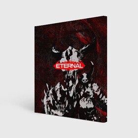 Холст квадратный с принтом DOOM ETERNAL DEMONS в городе Новоалтайск, 100% ПВХ |  | Тематика изображения на принте: doom eternal | evil | демон | дум | зло | игра | монстр