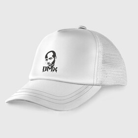 Детская кепка тракер с принтом DMX - Легенда в городе Новоалтайск, Козырек - 100% хлопок. Кепка - 100% полиэстер, Задняя часть - сетка | универсальный размер, пластиковая застёжка | dmx | dog | earl simmons | hip hop | music | new york | rap | rapper | rip | ruff ryders | диэмикс | музыка | нью йорк | пёс | рэп | рэпер | хипхоп | эрл симмонс