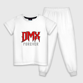 Детская пижама хлопок с принтом DMX Forever в городе Новоалтайск, 100% хлопок |  брюки и футболка прямого кроя, без карманов, на брюках мягкая резинка на поясе и по низу штанин
 | dmx | dog | earl simmons | hip hop | music | new york | rap | rapper | rip | ruff ryders | диэмикс | музыка | нью йорк | пёс | рэп | рэпер | хипхоп | эрл симмонс