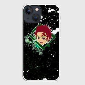 Чехол для iPhone 13 mini с принтом Танджиро | Клинок, рассекающий демонов в городе Новоалтайск,  |  | Тематика изображения на принте: demon slayer | kamado | kimetsu no yaiba | nezuko | tanjiro | аниме | гию томиока | зеницу агацума | иноске хашибира | камадо | клинок | корзинная девочка | манга | музан кибуцуджи | незуко | рассекающий демонов | танджиро