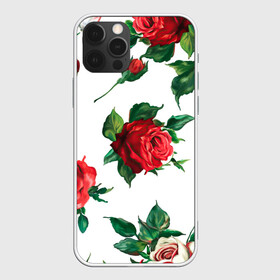 Чехол для iPhone 12 Pro Max с принтом Розы в городе Новоалтайск, Силикон |  | арт | белая роза | белые розы | белые цветы | белый цветок | большие цветы | большой цветок | красная роза | красные розы | красные цветы | красный цветок | поле | поле цветов | рисунок | роза | розы