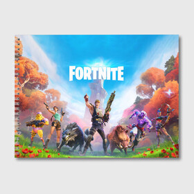 Альбом для рисования с принтом Fortnite Новая Глава в городе Новоалтайск, 100% бумага
 | матовая бумага, плотность 200 мг. | 2 глава | epic games | fortnite | jonesy | джонси | джоунзи | фортнайт