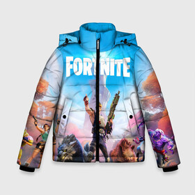 Зимняя куртка для мальчиков 3D с принтом Fortnite Новая Глава в городе Новоалтайск, ткань верха — 100% полиэстер; подклад — 100% полиэстер, утеплитель — 100% полиэстер | длина ниже бедра, удлиненная спинка, воротник стойка и отстегивающийся капюшон. Есть боковые карманы с листочкой на кнопках, утяжки по низу изделия и внутренний карман на молнии. 

Предусмотрены светоотражающий принт на спинке, радужный светоотражающий элемент на пуллере молнии и на резинке для утяжки | 2 глава | epic games | fortnite | jonesy | джонси | джоунзи | фортнайт