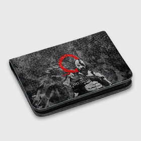 Картхолдер с принтом с принтом GOD OF WAR KRATOS в городе Новоалтайск, натуральная матовая кожа | размер 7,3 х 10 см; кардхолдер имеет 4 кармана для карт; | game | god of war | kratos | бог войны | год оф вор | игра | кратос | спрата