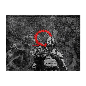 Обложка для студенческого билета с принтом GOD OF WAR KRATOS в городе Новоалтайск, натуральная кожа | Размер: 11*8 см; Печать на всей внешней стороне | Тематика изображения на принте: game | god of war | kratos | бог войны | год оф вор | игра | кратос | спрата