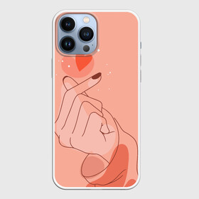 Чехол для iPhone 13 Pro Max с принтом Саранхэ в городе Новоалтайск,  |  | Тематика изображения на принте: k pop | любовь | рука девушки | саранхэ | сердце