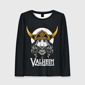 Женский лонгслив 3D с принтом Valheim Viking в городе Новоалтайск, 100% полиэстер | длинные рукава, круглый вырез горловины, полуприлегающий силуэт | fantasy | mmo | valheim | valve | валхейм | вальхейм | викинги | выживалка | игра | королевская битва | ммо | ролевая игра | фэнтази