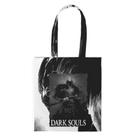 Шоппер 3D с принтом DARKSOULS | ТЁМНЫЙ РЫЦАРЬ в городе Новоалтайск, 100% полиэстер | Плотность: 200 г/м2; Размер: 34×35 см; Высота лямок: 30 см | dark souls | darksouls | tegunvte | демоны | рыцарь | средневековье | темные души