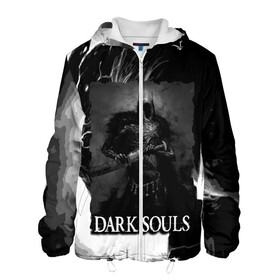 Мужская куртка 3D с принтом DARKSOULS | ТЁМНЫЙ РЫЦАРЬ в городе Новоалтайск, ткань верха — 100% полиэстер, подклад — флис | прямой крой, подол и капюшон оформлены резинкой с фиксаторами, два кармана без застежек по бокам, один большой потайной карман на груди. Карман на груди застегивается на липучку | dark souls | darksouls | tegunvte | демоны | рыцарь | средневековье | темные души