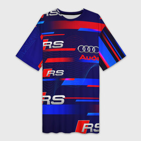 Платье-футболка 3D с принтом AUDI RS SPORT   АУДИ РС СПОРТ в городе Новоалтайск,  |  | Тематика изображения на принте: audi | car | q5 | q6 | q7 | rs. | sportcar | а3 | а4 | а6 | а8 | авто | автомобиль | ауди | рс | спорт | спорткар