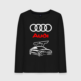 Женский лонгслив хлопок с принтом AUDI TT / АУДИ ТТ / СПОРТ в городе Новоалтайск, 100% хлопок |  | audi | car | q5 | q6 | q7 | rs | sportcar | tt | а3 | а4 | а6 | а8 | авто | автомобиль | ауди | рс | спорт | спорткар | тт.