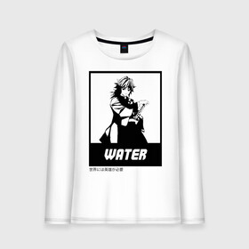 Женский лонгслив хлопок с принтом WATER Giyu Tomioka в городе Новоалтайск, 100% хлопок |  | demon slayer | kamado | kimetsu no yaiba | nezuko | tanjiro | аниме | гию томиока | зеницу агацума | иноске хашибира | камадо | клинок | корзинная девочка | манга | музан кибуцуджи | незуко | рассекающий демонов | танджиро
