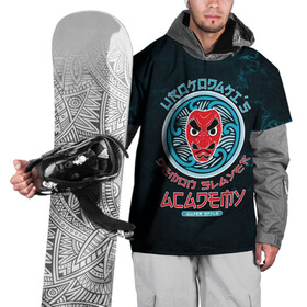 Накидка на куртку 3D с принтом Demon Slayer ACADEMY в городе Новоалтайск, 100% полиэстер |  | Тематика изображения на принте: demon slayer | kamado | kimetsu no yaiba | nezuko | tanjiro | аниме | гию томиока | зеницу агацума | иноске хашибира | камадо | клинок | корзинная девочка | манга | музан кибуцуджи | незуко | рассекающий демонов | танджиро
