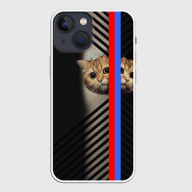 Чехол для iPhone 13 mini с принтом Кот в городе Новоалтайск,  |  | большие глаза | котик | милый | усатый