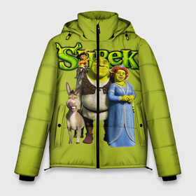 Мужская зимняя куртка 3D с принтом Шрек Shrek в городе Новоалтайск, верх — 100% полиэстер; подкладка — 100% полиэстер; утеплитель — 100% полиэстер | длина ниже бедра, свободный силуэт Оверсайз. Есть воротник-стойка, отстегивающийся капюшон и ветрозащитная планка. 

Боковые карманы с листочкой на кнопках и внутренний карман на молнии. | cartoon | fiona | shrek | болото | детям | комедия | кот в сапогах | мультик | огр | осел | персонажи мультфильмов | тролль | фиона | шрек