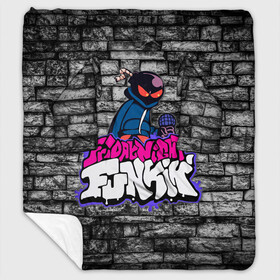 Плед с рукавами с принтом Friday Night Funkin Bomb man B в городе Новоалтайск, 100% полиэстер | Закругленные углы, все края обработаны. Ткань не мнется и не растягивается. Размер 170*145 | bomb | bombman | friday night funkin | man | белый | бомб | бомба | бомбмэн | кирпич | микрофон | мэн | рисовка | розовый | текстура | фиолетовый | фрайдэй | цвета | черный