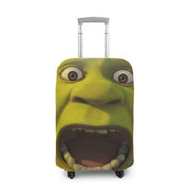 Чехол для чемодана 3D с принтом Shrek Шрек в городе Новоалтайск, 86% полиэфир, 14% спандекс | двустороннее нанесение принта, прорези для ручек и колес | 20 | 4к | boots | cat | donkey | fiona | green | in | me | meme | memes | once | shrek | somebody | told | в | зеленый | кот | лет | мем | мемы | мульт | мультфильм | огр | огры | осел | сапогах | фиона | шрек