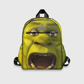 Детский рюкзак 3D с принтом Shrek | Шрек в городе Новоалтайск, 100% полиэстер | лямки с регулируемой длиной, сверху петелька, чтобы рюкзак можно было повесить на вешалку. Основное отделение закрывается на молнию, как и внешний карман. Внутри дополнительный карман. По бокам два дополнительных кармашка | 20 | 4к | boots | cat | donkey | fiona | green | in | me | meme | memes | once | shrek | somebody | told | в | зеленый | кот | лет | мем | мемы | мульт | мультфильм | огр | огры | осел | сапогах | фиона | шрек