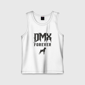 Детская майка хлопок с принтом DMX Forever в городе Новоалтайск,  |  | dmx | dog | earl simmons | hip hop | music | new york | rap | rapper | rip | ruff ryders | диэмикс | музыка | нью йорк | пёс | рэп | рэпер | хипхоп | эрл симмонс
