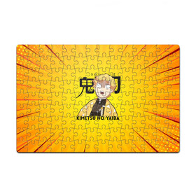 Пазл магнитный 126 элементов с принтом Зеницу Агацума Kimetsu no Yaiba в городе Новоалтайск, полимерный материал с магнитным слоем | 126 деталей, размер изделия —  180*270 мм | demon slayer | kamado | kimetsu no yaiba | nezuko | tanjiro | аниме | гию томиока | зеницу агацума | иноске хашибира | камадо | клинок | корзинная девочка | манга | музан кибуцуджи | незуко | рассекающий демонов | танджиро