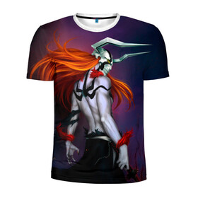Мужская футболка 3D спортивная с принтом Bleach Ichigo Kurosaki в городе Новоалтайск, 100% полиэстер с улучшенными характеристиками | приталенный силуэт, круглая горловина, широкие плечи, сужается к линии бедра | anime | art | bleach | ichigo | kurosaki | lorde | manga | vasto | аниме | арт | блич | ичиго | куросаки