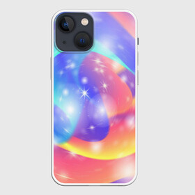 Чехол для iPhone 13 mini с принтом Волшебные тропы в городе Новоалтайск,  |  | Тематика изображения на принте: блеск | волны | волшебство | градиент | звезды | ленты | магия | тропы