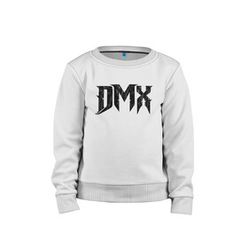 Детский свитшот хлопок с принтом DMX | Logo (Z) в городе Новоалтайск, 100% хлопок | круглый вырез горловины, эластичные манжеты, пояс и воротник | dark man x | dmx | earl simmons | hip hop | rap | реп | репер | рэп | хип хоп | эрл симмонс