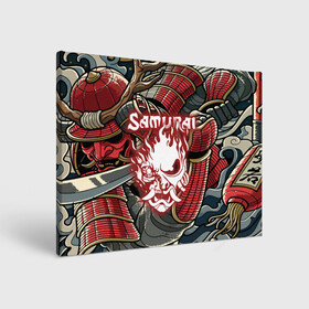 Холст прямоугольный с принтом SAMURAI CYBERPUNK NINJA в городе Новоалтайск, 100% ПВХ |  | 2077 | cd projekt red | cyberpunk | cyberpunk 2077 | game | samurai | арт | будущее | видеоигра | игра | киберпанк | киберпанк 2077 | киборг | киборги