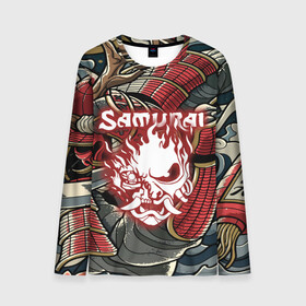 Мужской лонгслив 3D с принтом SAMURAI | CYBERPUNK | NINJA в городе Новоалтайск, 100% полиэстер | длинные рукава, круглый вырез горловины, полуприлегающий силуэт | 2077 | cd projekt red | cyberpunk | cyberpunk 2077 | game | samurai | арт | будущее | видеоигра | игра | киберпанк | киберпанк 2077 | киборг | киборги