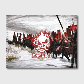 Альбом для рисования с принтом SAMURAI 2077 в городе Новоалтайск, 100% бумага
 | матовая бумага, плотность 200 мг. | Тематика изображения на принте: 2077 | cd projekt red | cyberpunk | cyberpunk 2077 | game | samurai | арт | будущее | видеоигра | игра | киберпанк | киберпанк 2077 | киборг | киборги