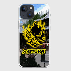 Чехол для iPhone 13 mini с принтом SAMURAI  CYBERPUNK 2077 в городе Новоалтайск,  |  | 2077 | cd projekt red | cyberpunk | cyberpunk 2077 | game | samurai | арт | будущее | видеоигра | игра | киберпанк | киберпанк 2077 | киборг | киборги