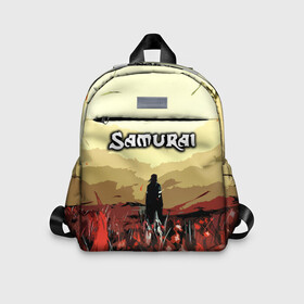 Детский рюкзак 3D с принтом SAMURAI PROJECT RED в городе Новоалтайск, 100% полиэстер | лямки с регулируемой длиной, сверху петелька, чтобы рюкзак можно было повесить на вешалку. Основное отделение закрывается на молнию, как и внешний карман. Внутри дополнительный карман. По бокам два дополнительных кармашка | Тематика изображения на принте: 2077 | cd projekt red | cyberpunk | cyberpunk 2077 | game | samurai | арт | будущее | видеоигра | игра | киберпанк | киберпанк 2077 | киборг | киборги