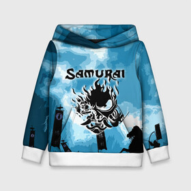 Детская толстовка 3D с принтом SAMURAI KING 2077 в городе Новоалтайск, 100% полиэстер | двухслойный капюшон со шнурком для регулировки, мягкие манжеты на рукавах и по низу толстовки, спереди карман-кенгуру с мягким внутренним слоем | Тематика изображения на принте: 2077 | cd projekt red | cyberpunk | cyberpunk 2077 | game | samurai | арт | будущее | видеоигра | игра | киберпанк | киберпанк 2077 | киборг | киборги