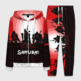 Мужской костюм 3D с принтом CYBERPUNK SAMURAI 2077 в городе Новоалтайск, 100% полиэстер | Манжеты и пояс оформлены тканевой резинкой, двухслойный капюшон со шнурком для регулировки, карманы спереди | 2077 | cd projekt red | cyberpunk | cyberpunk 2077 | game | samurai | арт | будущее | видеоигра | игра | киберпанк | киберпанк 2077 | киборг | киборги