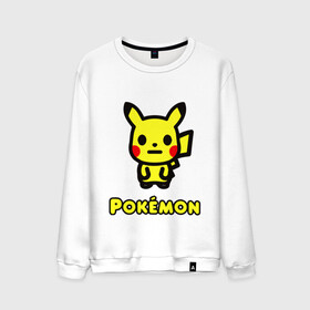 Мужской свитшот хлопок с принтом POKEMON / ПОКЕМОН в городе Новоалтайск, 100% хлопок |  | a bathing ape | bape | bape shark | bape sta | monkey | pikachu | pokemons | star | streetwear | бейп | горила | обезьянка | пикачу | покемоны. | стар | стритвеар | стритвир бренд | уличный стиль