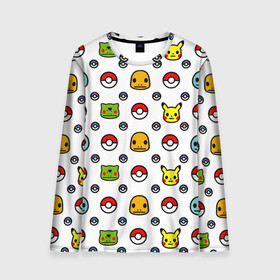 Мужской лонгслив 3D с принтом POKEMON / ПОКЕМОНЫ в городе Новоалтайск, 100% полиэстер | длинные рукава, круглый вырез горловины, полуприлегающий силуэт | a bathing ape | bape | bape shark | bape sta | monkey | pikachu | pokemons | star | streetwear | бейп | горила | обезьянка | пикачу | покемоны | стар | стритвеар | стритвир бренд | узор. | уличный стиль