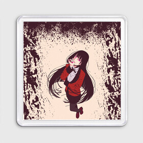Магнит 55*55 с принтом Kakegurui Yumeko Jabami (Z) в городе Новоалтайск, Пластик | Размер: 65*65 мм; Размер печати: 55*55 мм | Тематика изображения на принте: anime | gangan joker | kakegurui | kakegurui twin | manga | аниме | безумный азарт | какэгуруи | кирари момобами | манга | мидари икишима | руна йомозуки | юмэко джабами